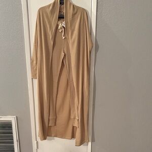 Free People Tan Cardigan and Pants Set